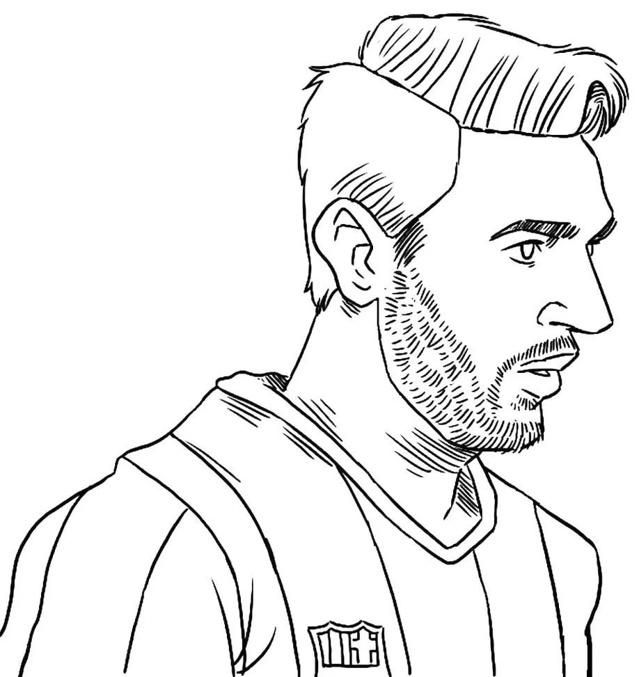 desenhos do messi para imprimir