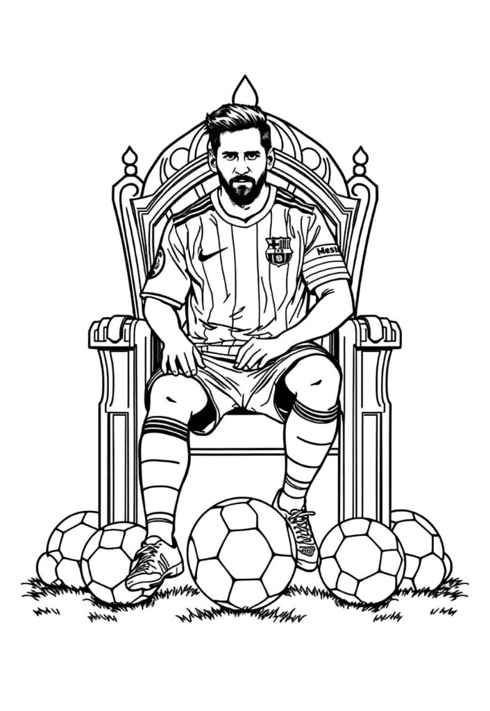 desenhos de jogadores de futebol para colorir