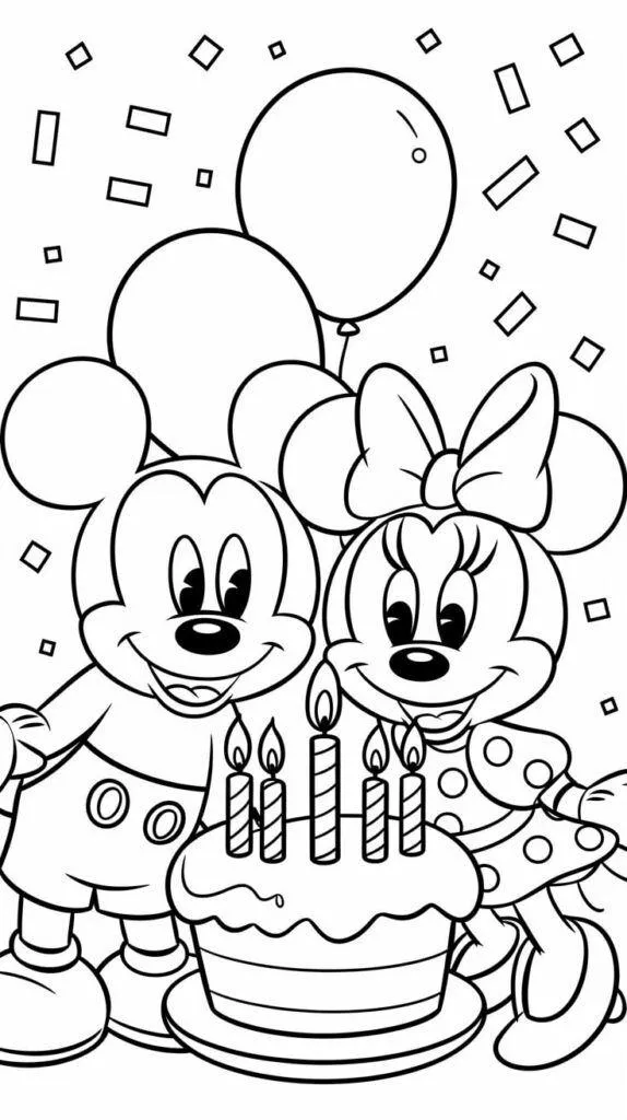 desenho mickey e minnie para imprimir