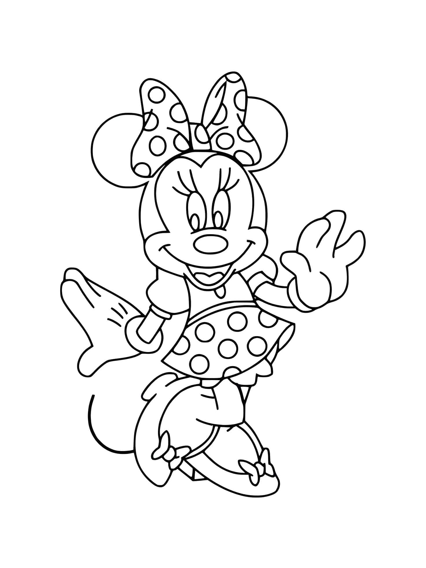 mickey e minnie para pintar