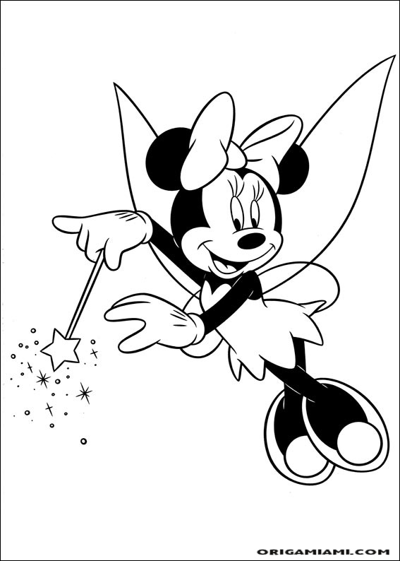 Minnie em PDF para imprimir