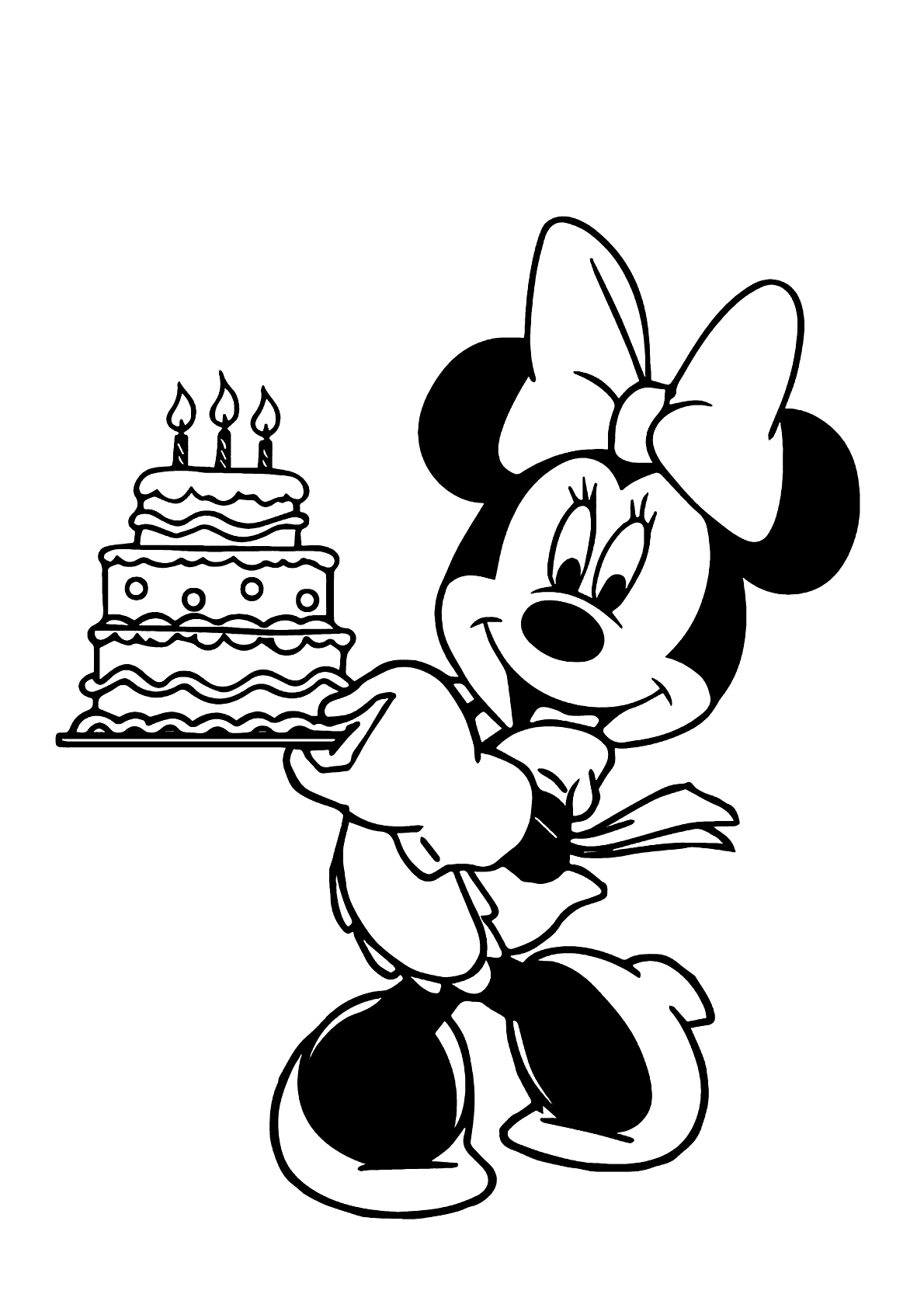 cores da Minnie Mouse original