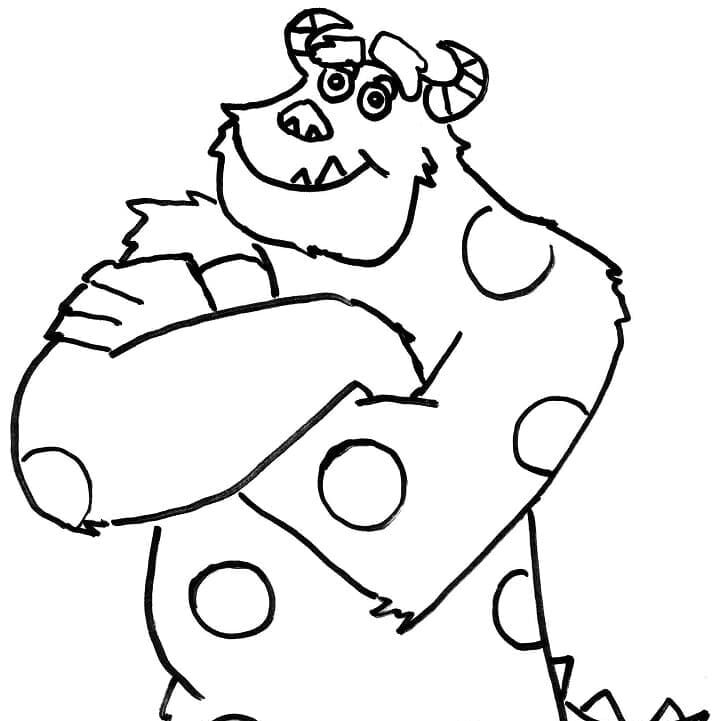 Desenhos para imprimir Monstros S.A. Sully