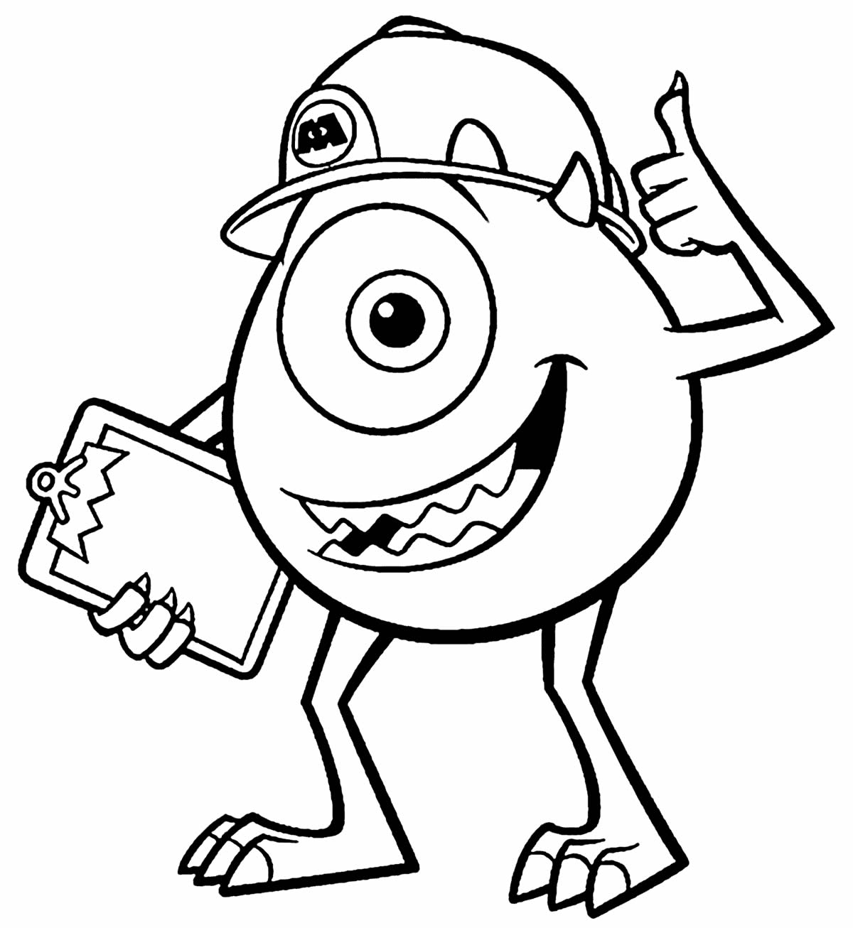 Desenhos para imprimir Monstros S.A. Boo