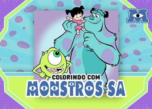 Desenhos para imprimir Monstros S.A. Boo
