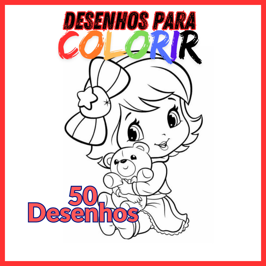 moranguinho e framboesa para pintar