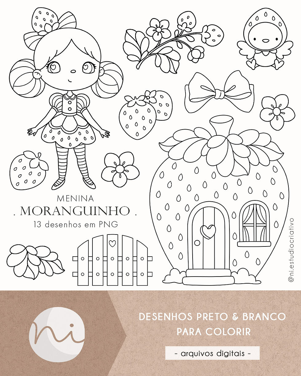atividade infantil moranguinho