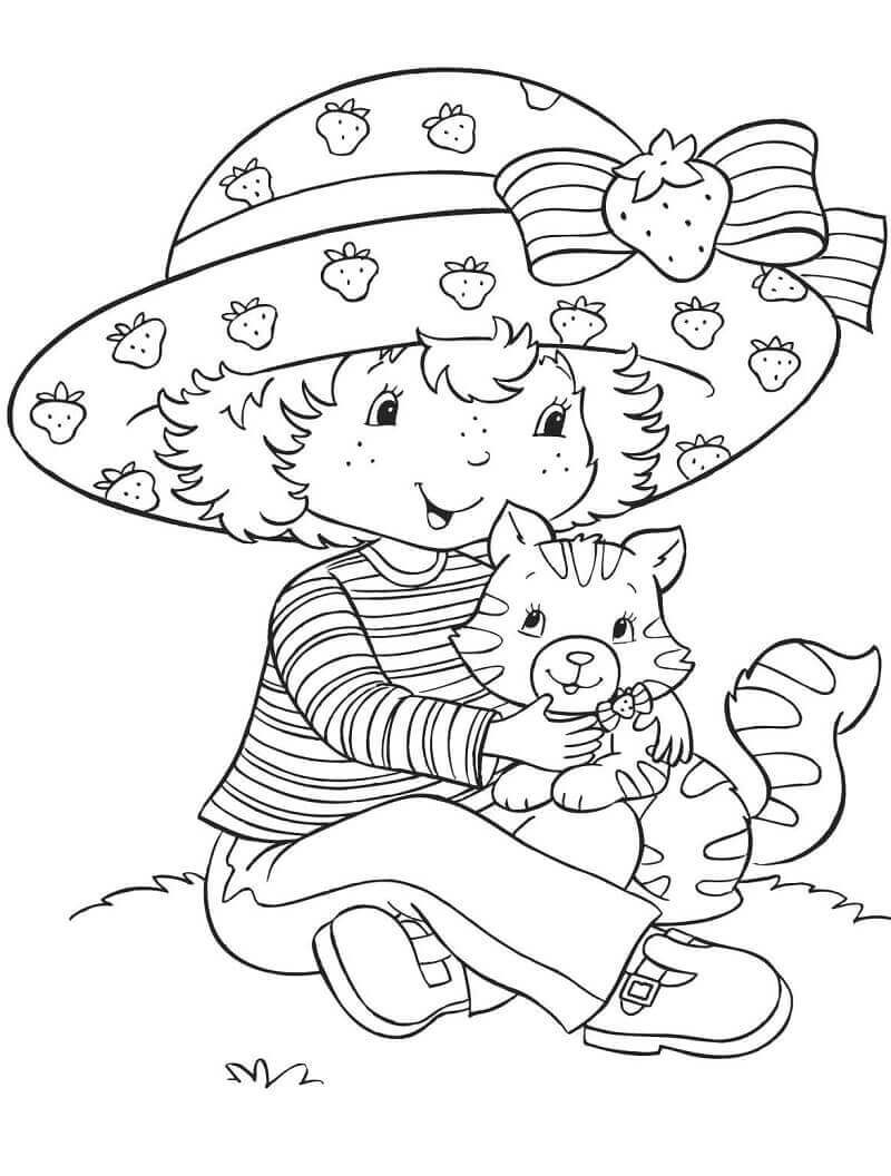 cenarios da morangolandia para colorir