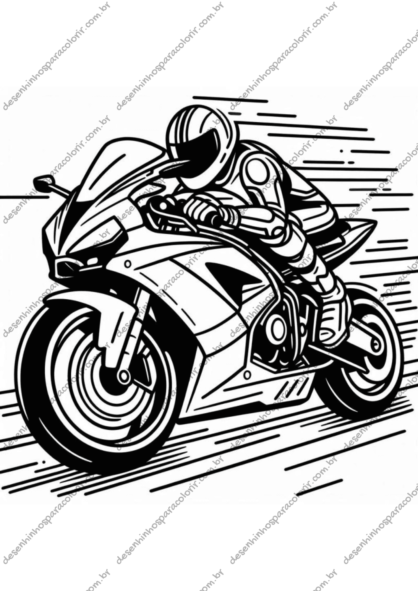 imagens de moto para imprimir e colorir