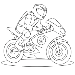 desenhos de motos infantis