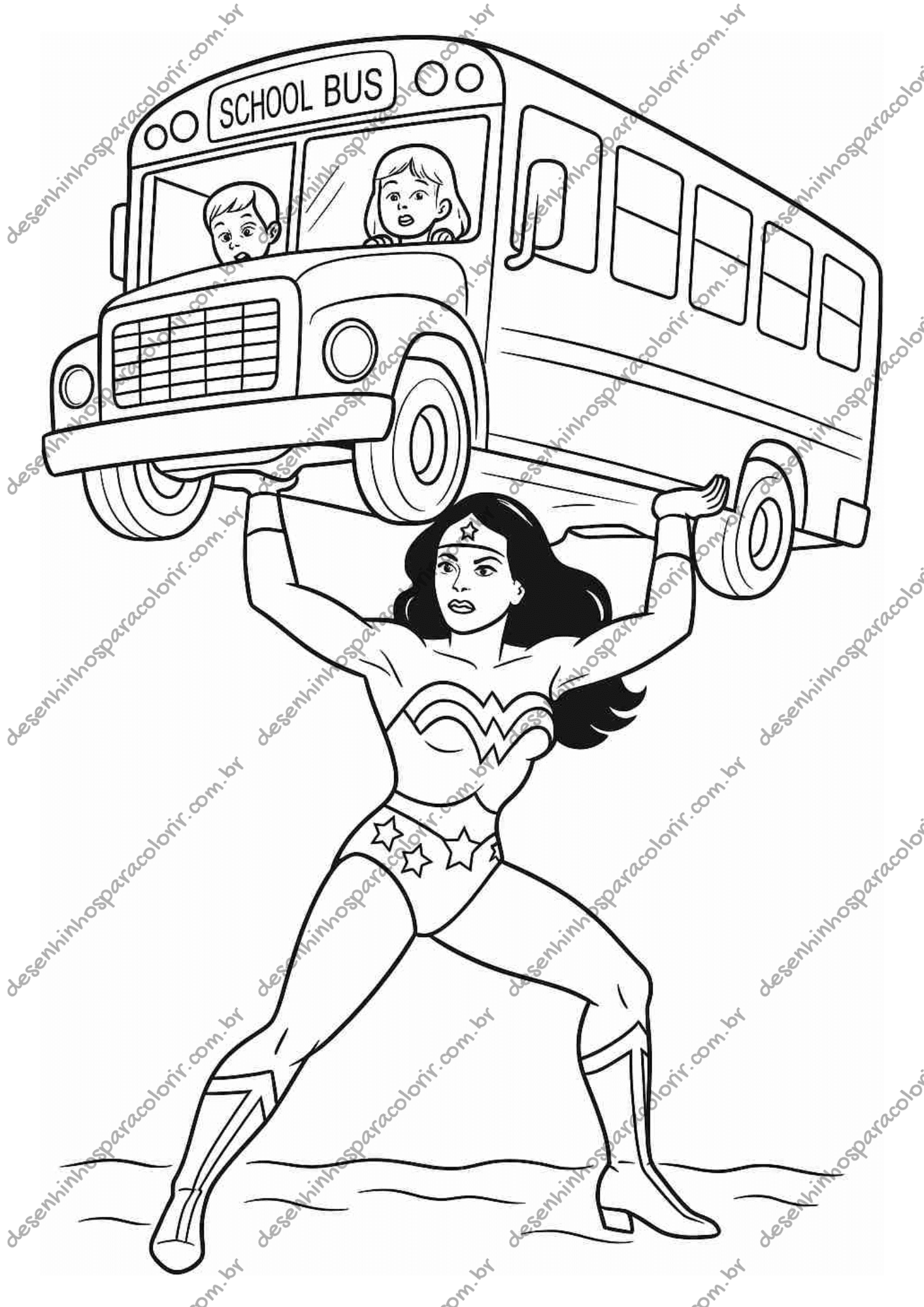 wonder woman coloring pages for adults