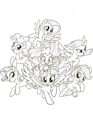 desenhos da twilight sparkle para pintar