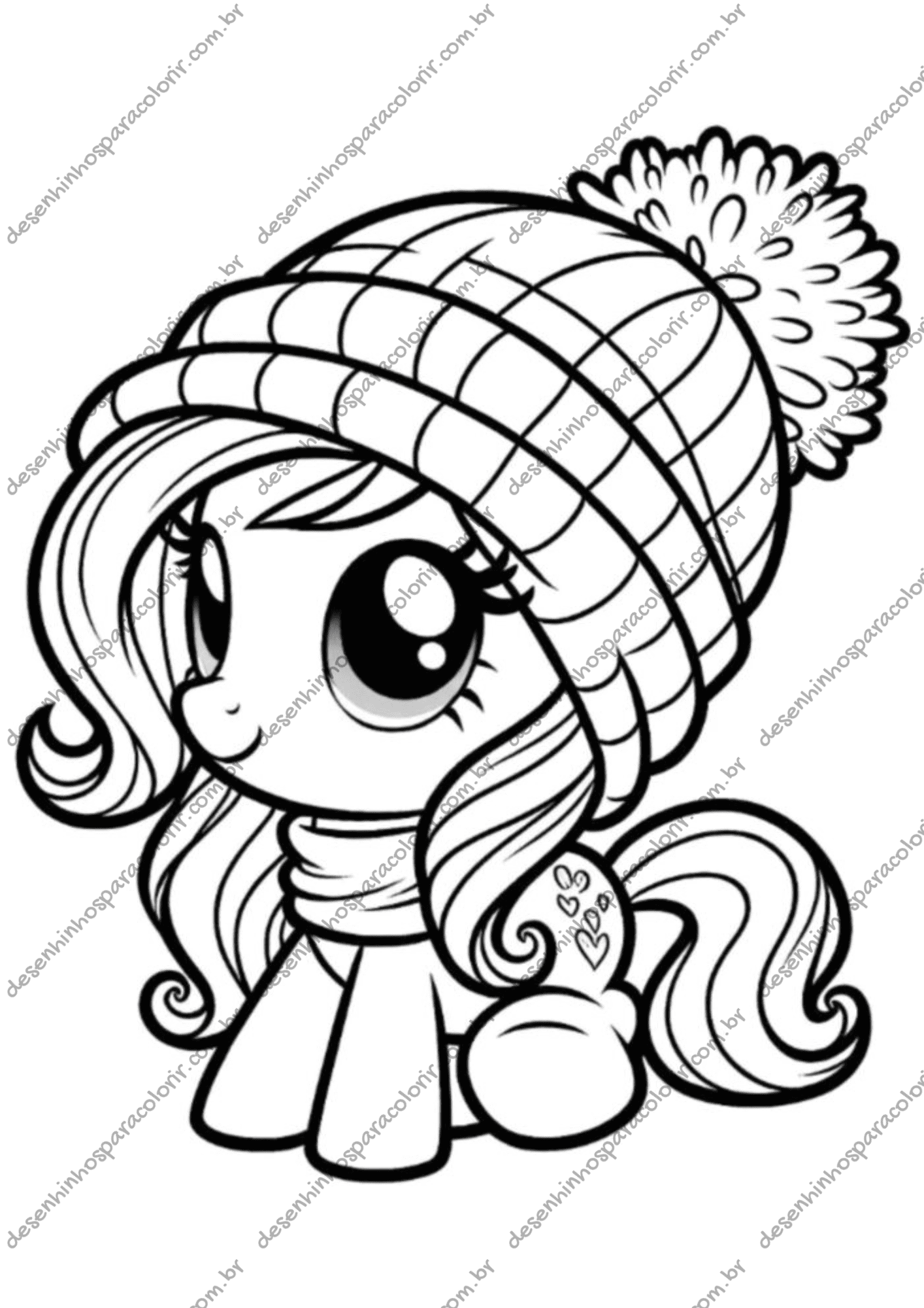 pinkie pie desenhos para colorir