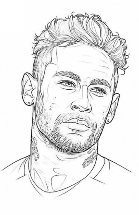 Desenhos de futebol para pintar