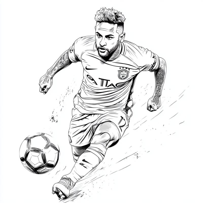 pintar neymar jr