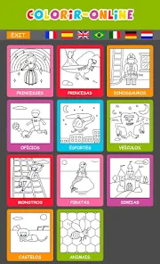 pintar desenhos na internet