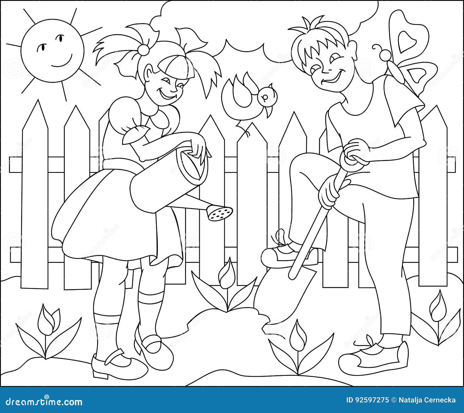 desenhos de flores da estação para colorir