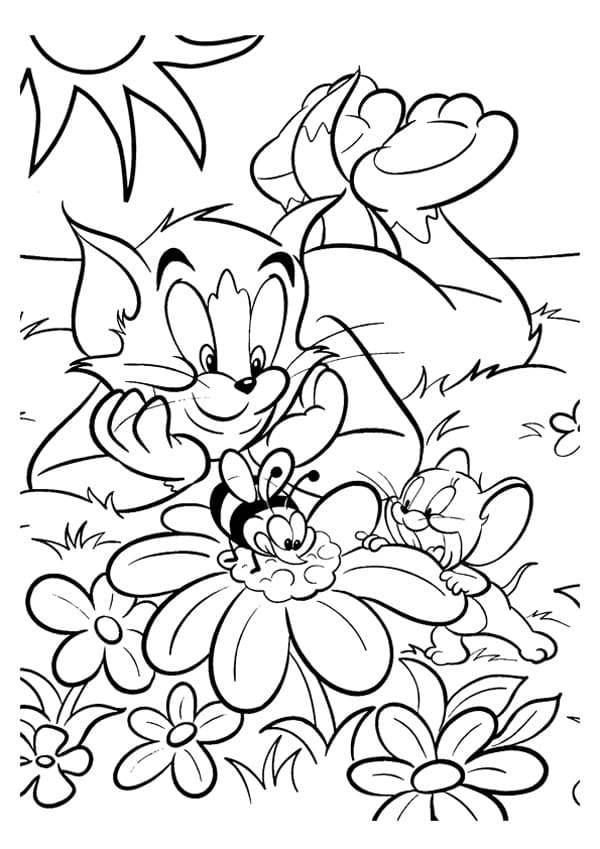 desenhos de animais da primavera para pintar