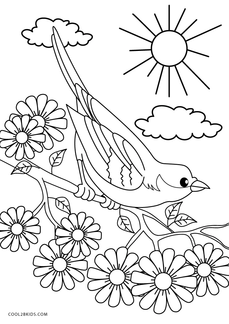 desenhos de flores da estação para colorir