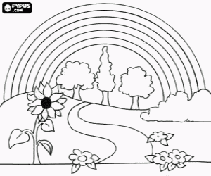 desenhos simples primavera