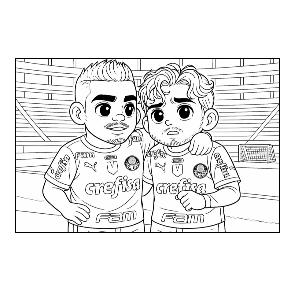 colorir time do palmeiras