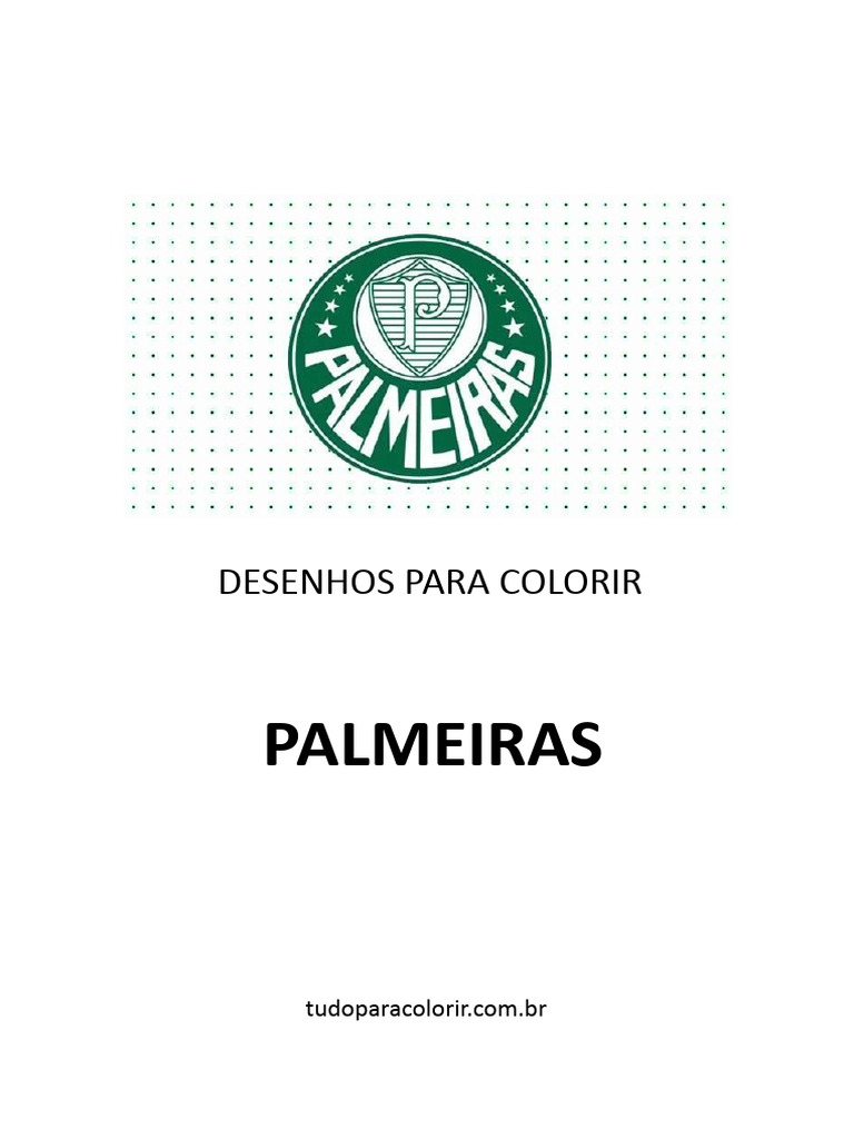 desenho de torcedor palmeiras