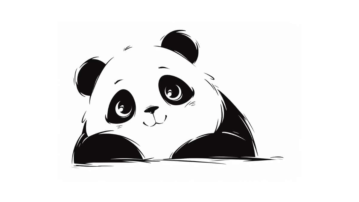 panda para pintar online