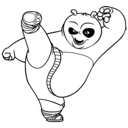 panda para pintar online