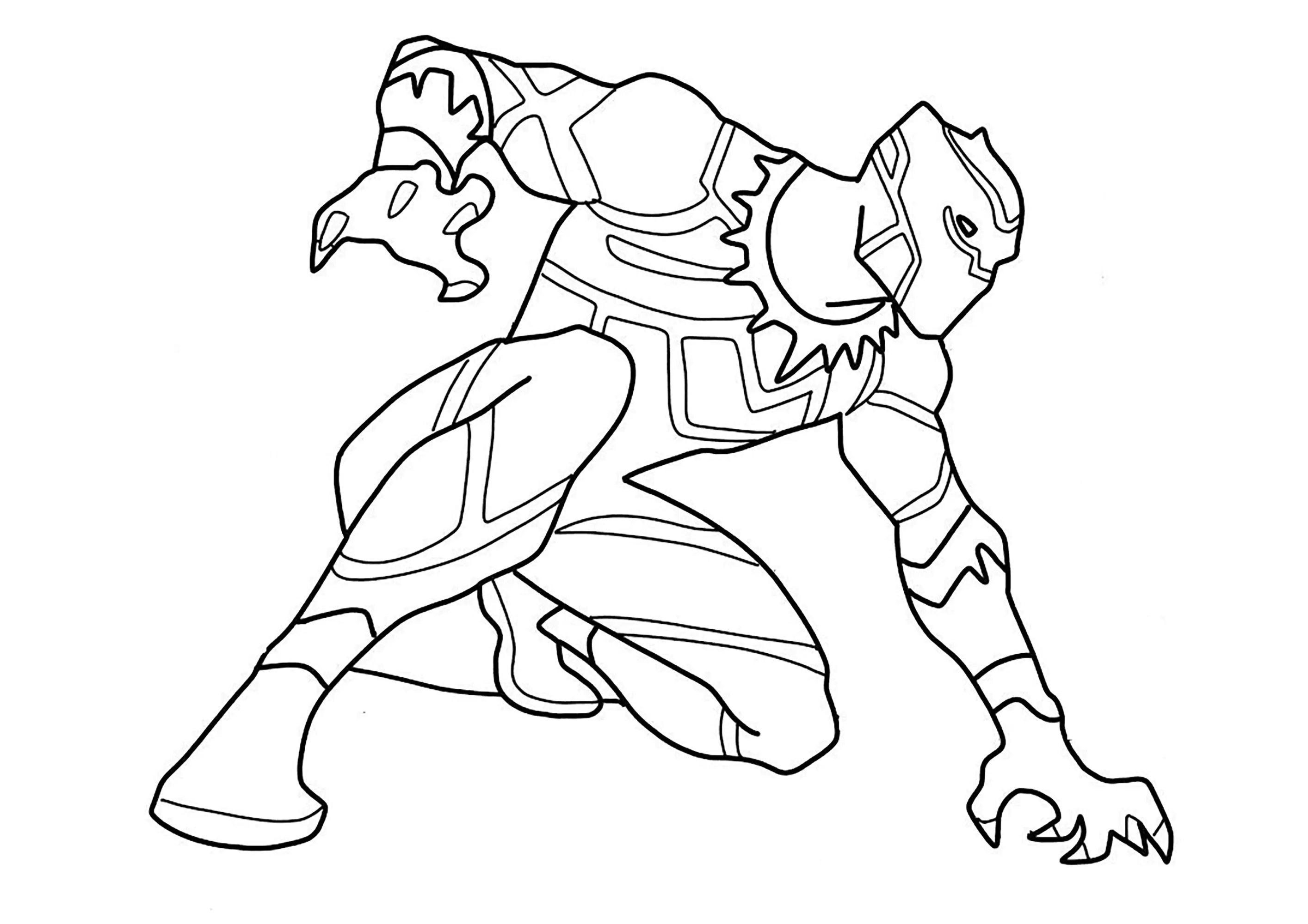desenho do pantera negra para imprimir