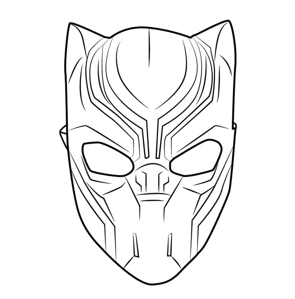 black panther coloring pages printable