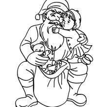 desenho papai noel kawaii