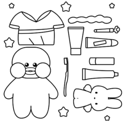 desenhos para colorir capivara