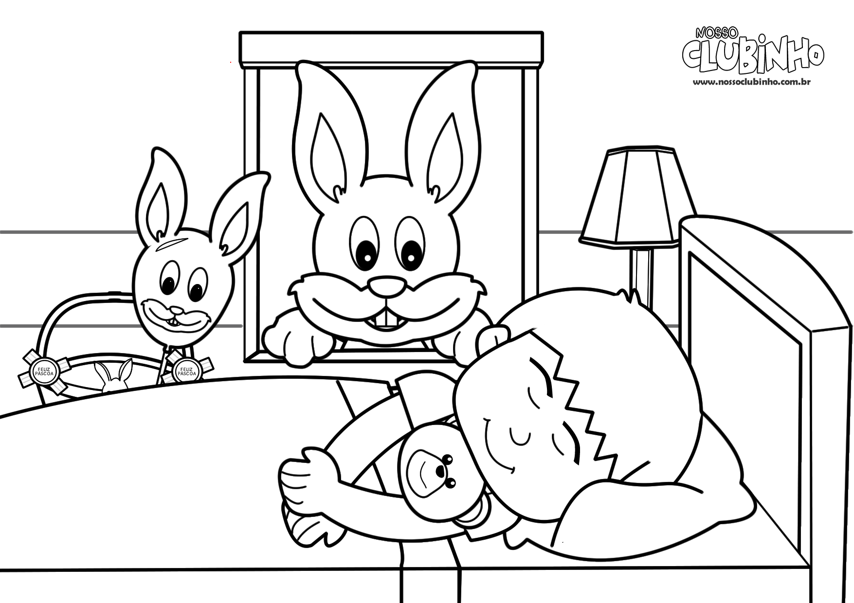 desenhos de ovos de páscoa para pintar