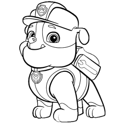 skye para colorir pdf