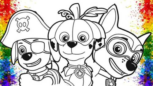 Imprimir desenhos da Patrulha Canina Super Filhotes
