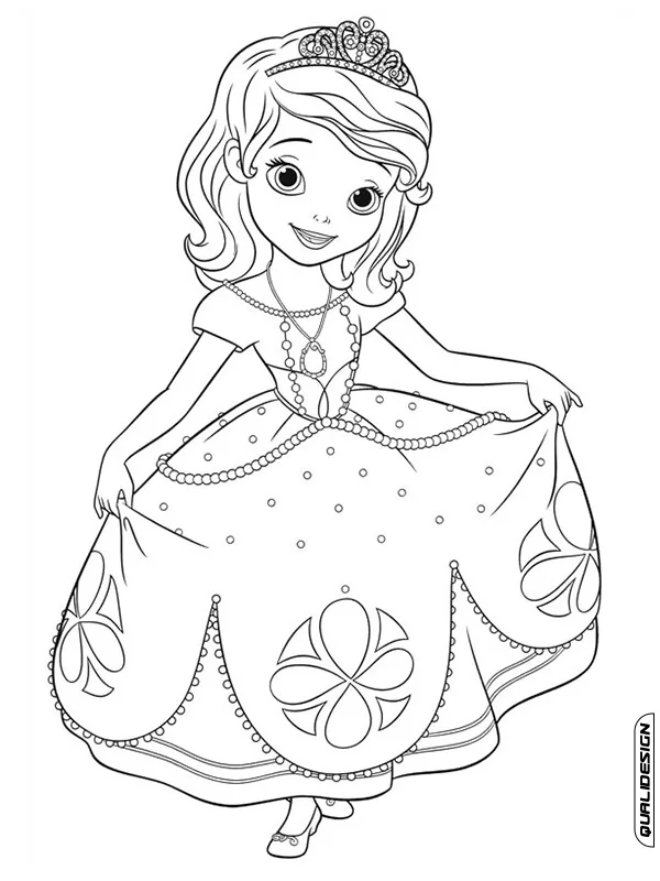 desenhos de princesas para colorir pdf
