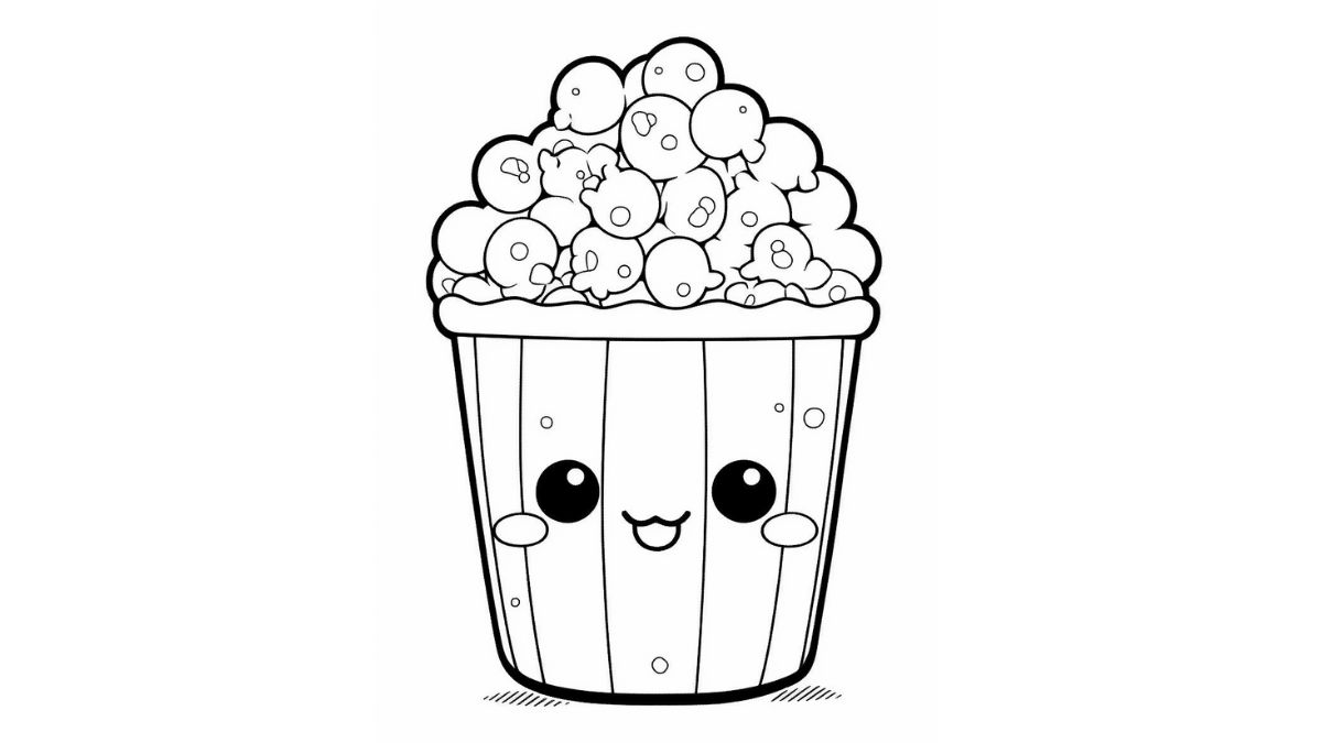 desenhos kawaii png para colorir