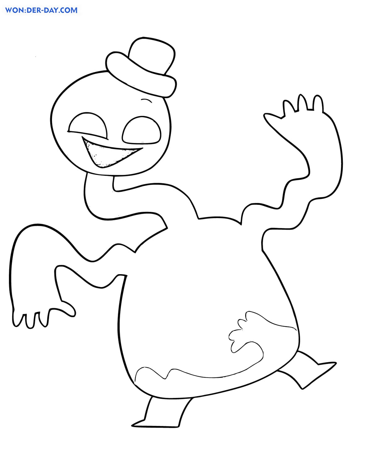 poppy playtime chapter 3 coloring pages free