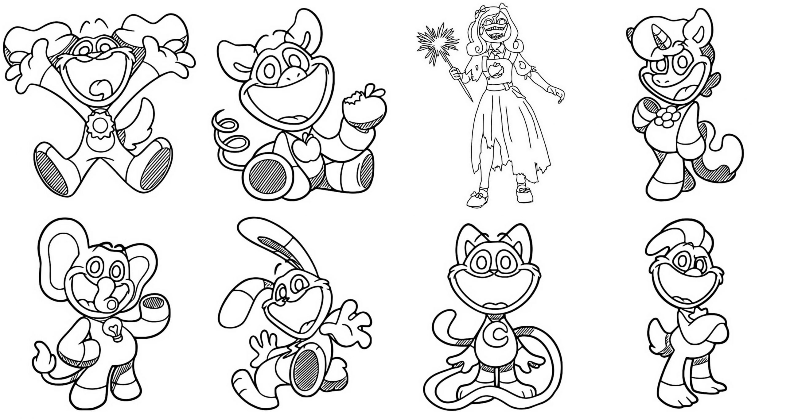 poppy playtime 3 coloring sheets