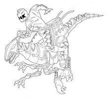 páginas para colorir power rangers dino charge grátis