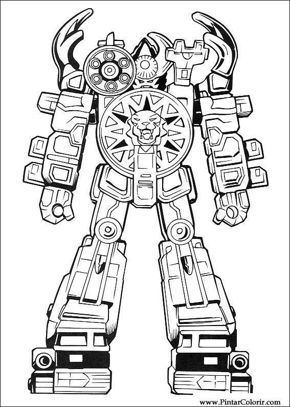 como desenhar power rangers dino charge