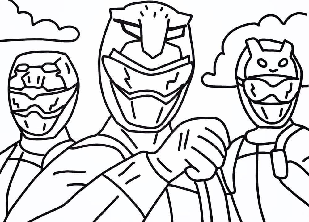 power rangers dino charge pdf para imprimir