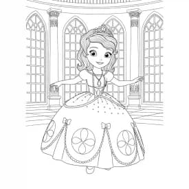 desenhos da sofia e seus amigos para colorir