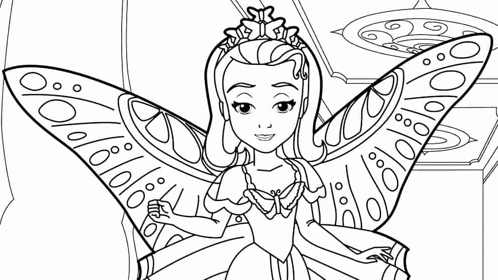 cores da princesa sofia para pintar