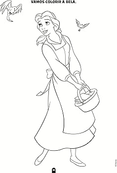 moldes de princesas disney para colorir