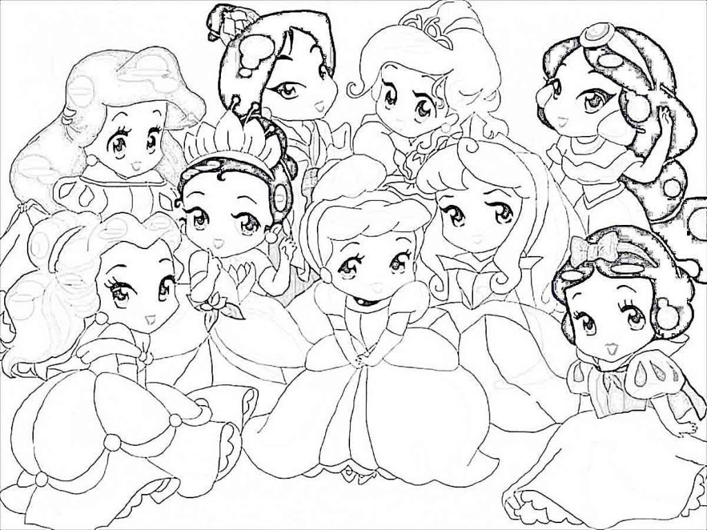princesas disney para colorir pdf