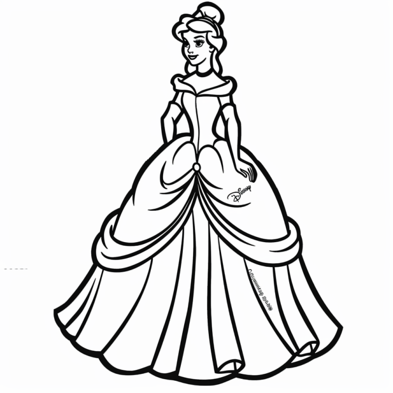 livro de colorir princesas disney