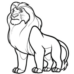 nala para colorir