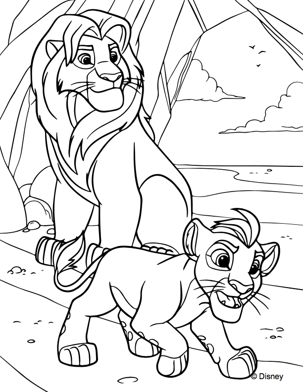scar para colorir
