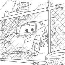 desenho do Relâmpago McQueen para festa infantil